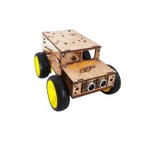 Optimus 4WD Jeep DIY Kit wooden robot chassis