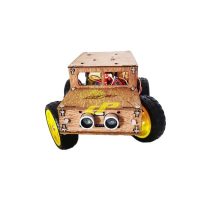 Optimus 2WD wooden robot jeep chassis
