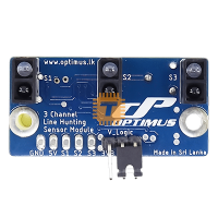 Optimus 3 channel line tracking sensor module