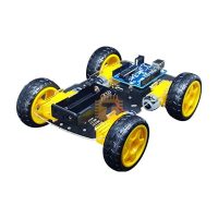Optimus bare 4WD clear robot chassis